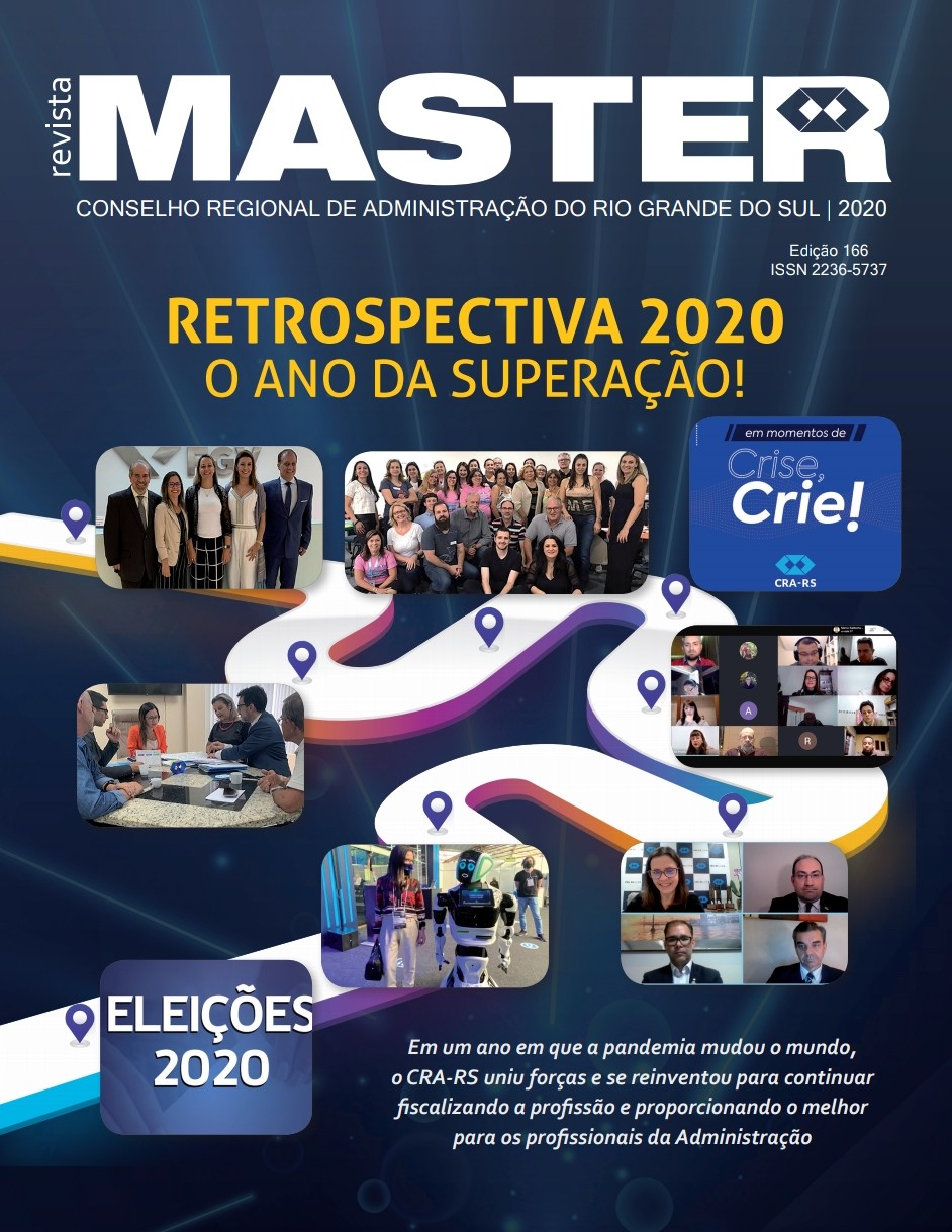 Primeira revista Master do ano traz retrospectiva das ações do CRA-RS em 2020